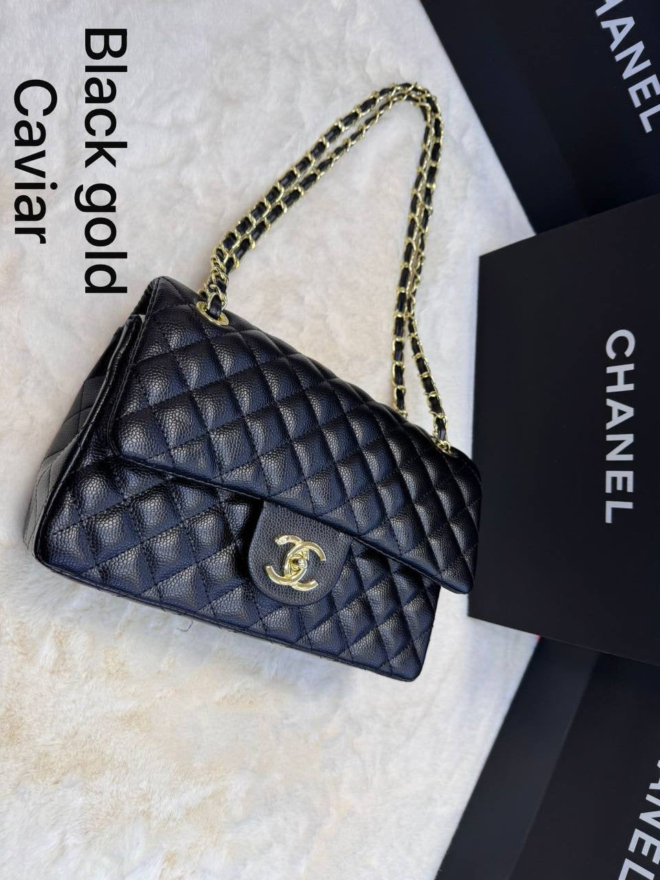 Chanel ᴅᴏᴜʙʟᴇ ғʟᴀᴘ
ᴡɪᴛʜʙᴏx
🎁🎁🎁
𝐪𝐮𝐚𝐥𝐢𝐭𝐲:𝚌𝚊𝚟iar
𝐬𝐢𝐳𝐞:25𝐜𝐦
100 dhs🇦🇪
Zain56
♥️♥️♥️