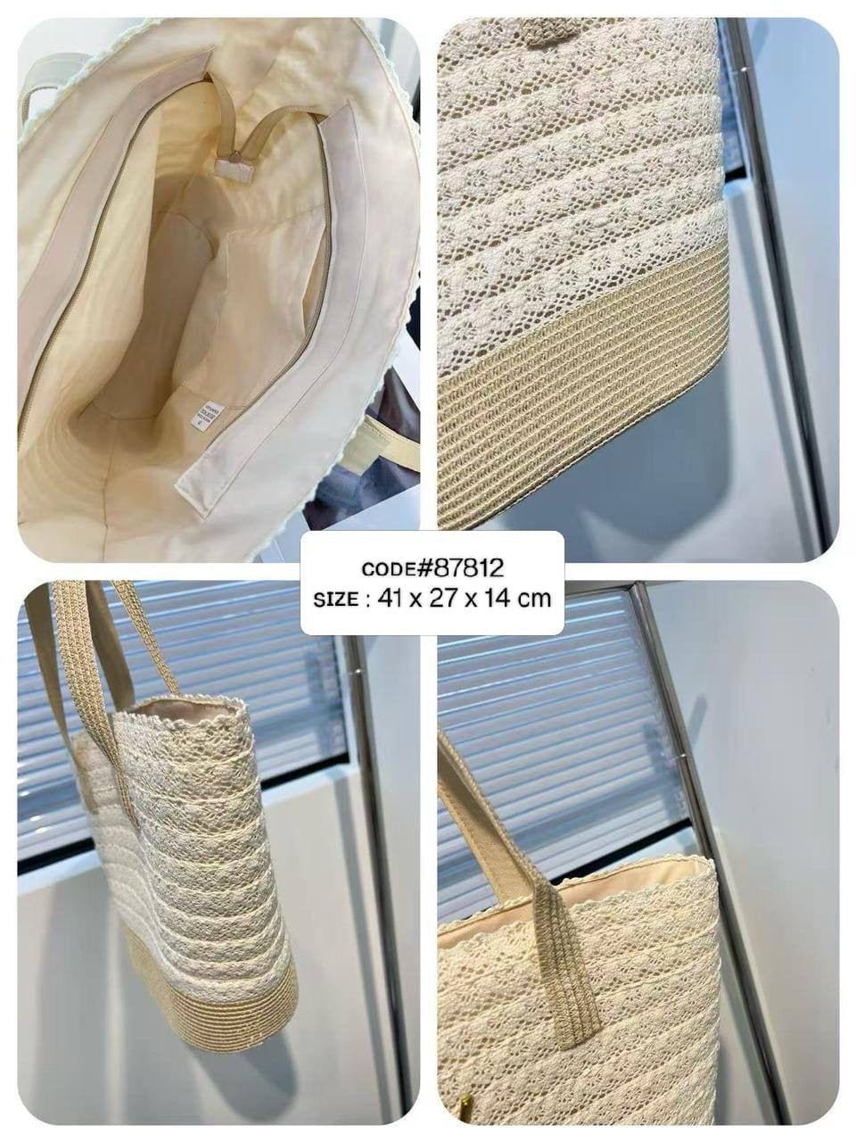 YSL - YVES SAINT LAURENT
BEACH  SHOULDER BAG
sɪᴢᴇ : 41 cm
50 dhs🇦🇪
Zain31
♥️♥️♥️