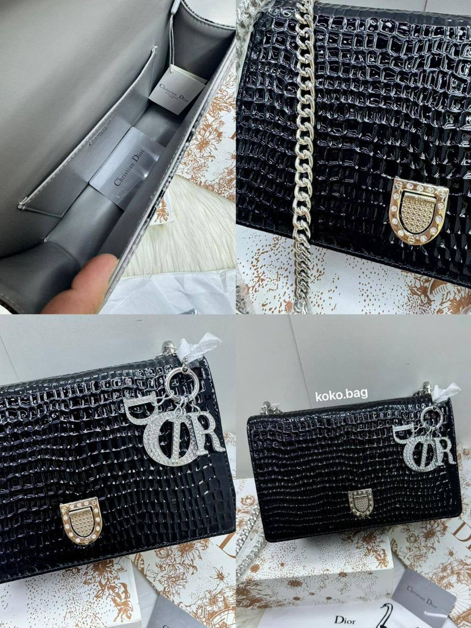 Discount 💎  Dior top handle
Size: 25 ~ 21 cm
95 dhs🇦🇪
with Box🎁
Zain115
♥️♥️♥️