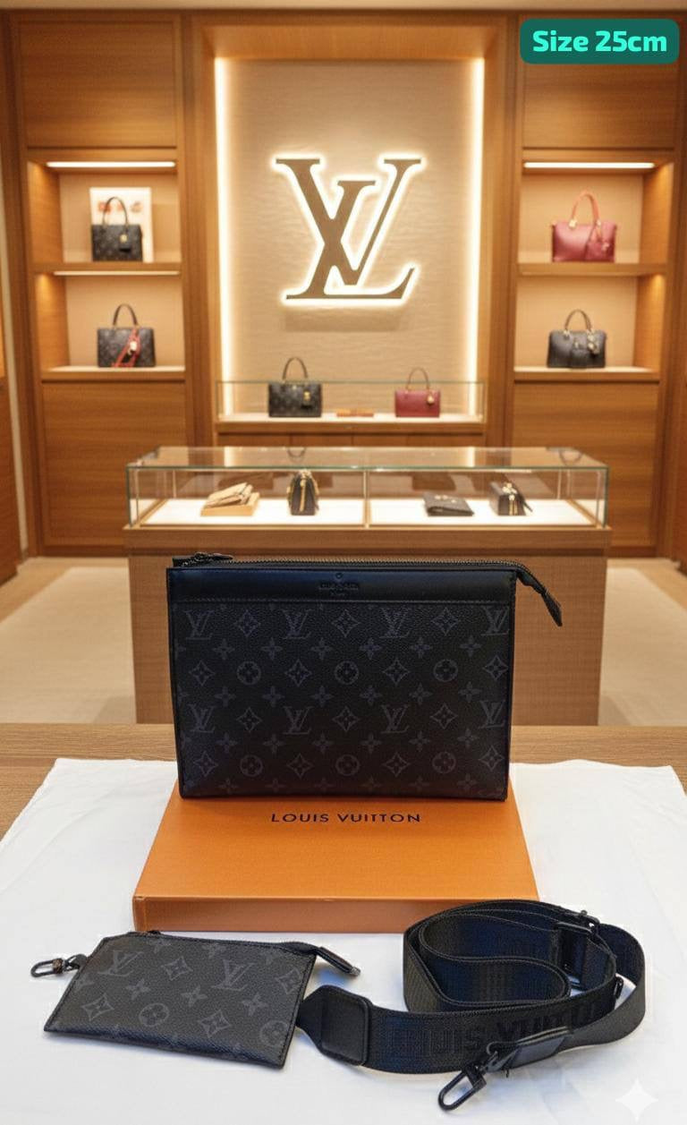 LV 
Good quality 
with box 
🎁🎁🎁
75 dhs🇦🇪
Zain186
♥️♥️♥️
Clutch