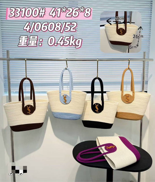 YSL - YVES SAINT LAURENT
BEACH  SHOULDER BAG
sɪᴢᴇ : 41 cm
60 dhs🇦🇪
Zain31
♥️♥️♥️