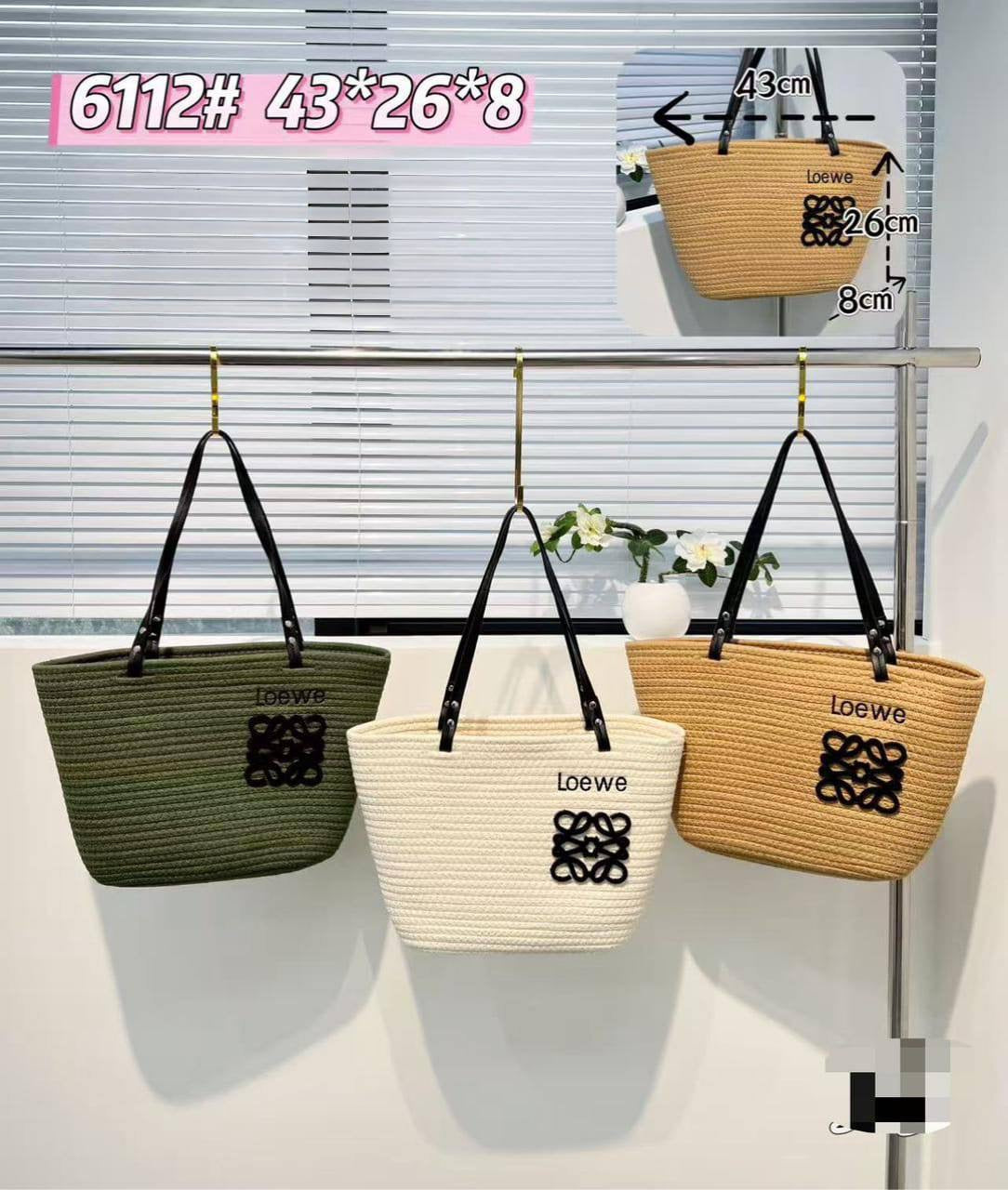 Loewe ʙᴇᴀᴄʜ ᴛᴏᴛᴇʙᴀɢ
ʀᴏᴘᴇ ᴛᴀssᴇʟ ᴍᴀᴛᴇʀɪᴀʟ
ɴᴏɴ ᴢɪᴘᴘᴇʀ
sɪᴢᴇ: 43 cm
50 dhs🇦🇪
Zain31
♥️♥️♥️