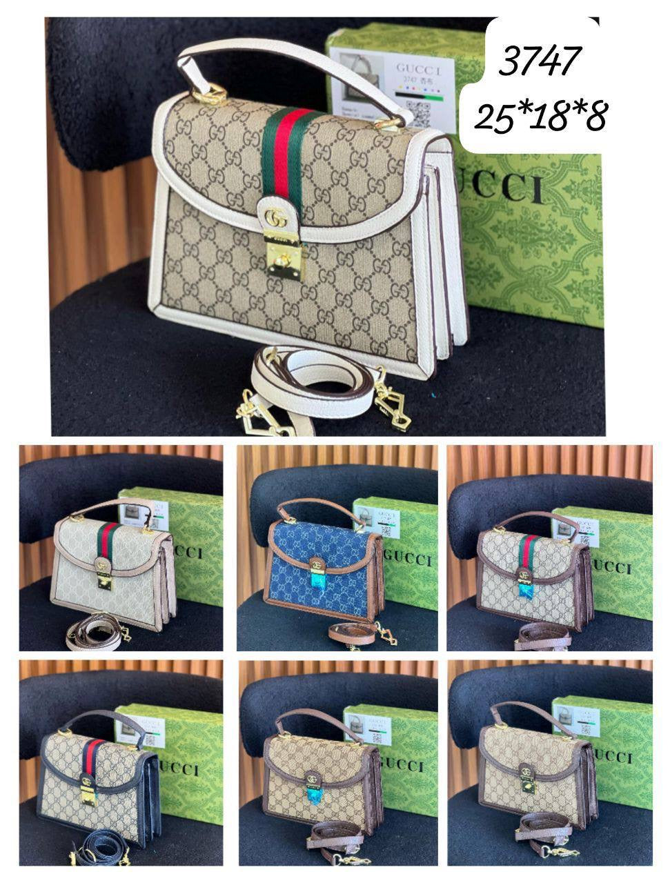 Gucci
Good Quality bag 
with box 
🎁🎁🎁
120 dhs🇦🇪
Zain117
♥️♥️♥️