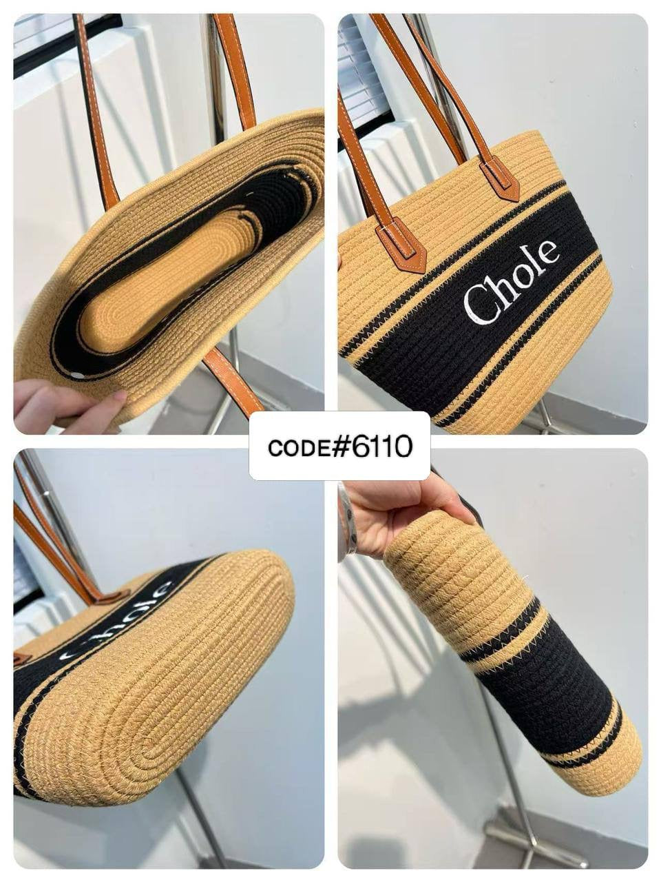 Chloe BEACH BAG
sʜᴏᴜʟᴅᴇʀ ʙᴀɢ
ᴛᴀssᴇʟ ʀᴏᴘᴇ ᴍᴀᴛᴇʀɪᴀʟ
sɪᴢᴇ : 43 cm
50 dhs🇦🇪
Zain31
♥️♥️♥️