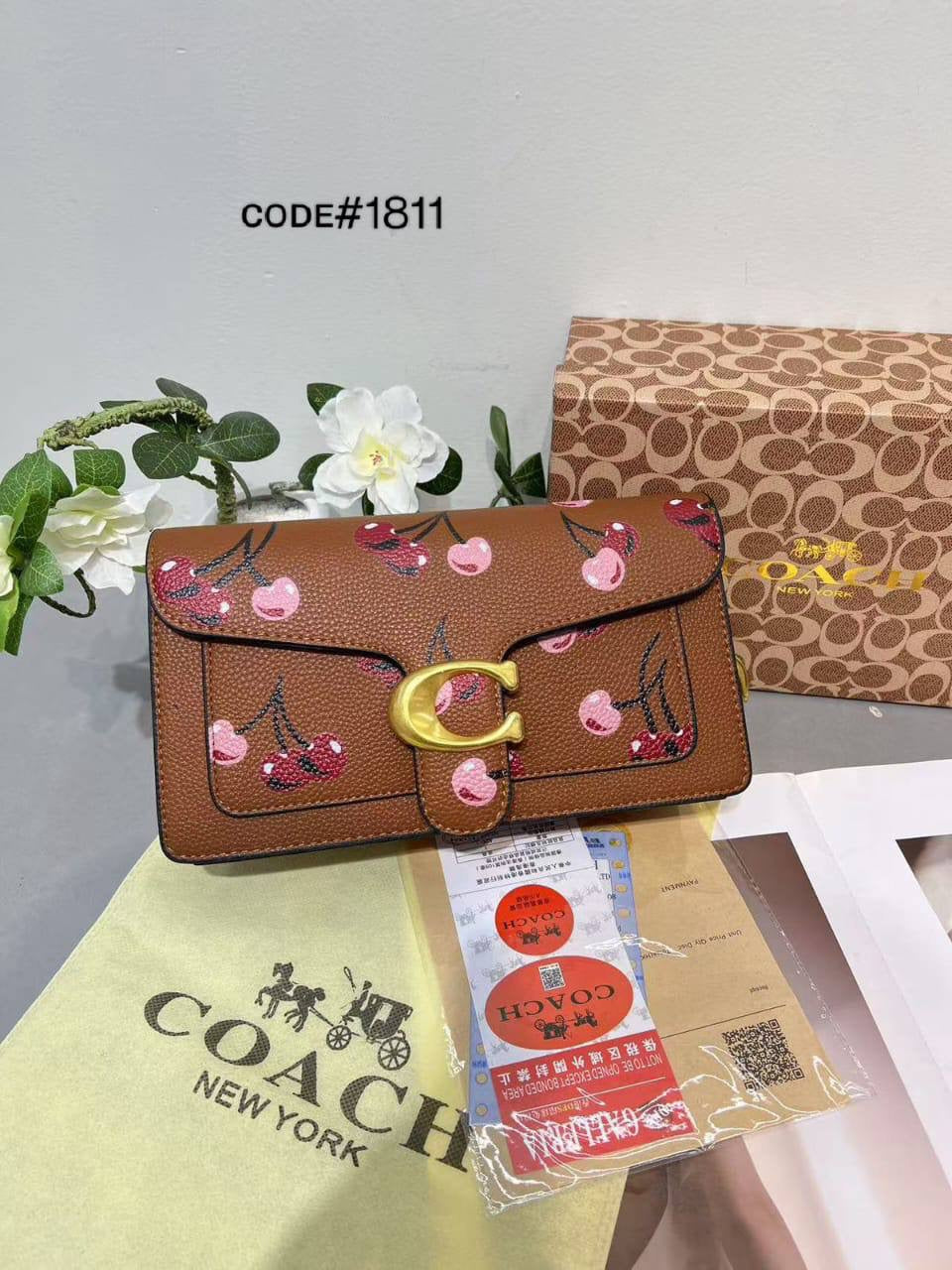 Coach ᴛᴀʙʙʏ
sʜᴏᴜʟᴅᴇʀ ʙᴀɢ
CHERRY DESIGN
ᴡɪᴛʜ ʟᴏɴɢ ʙᴇʟᴛ sᴛʀᴀᴘ
sɪᴢᴇ : 26 cm
ᴡɪᴛʜ BOX
🎁🎁🎁
75 dhs🇦🇪
Zain31
♥️♥️♥️