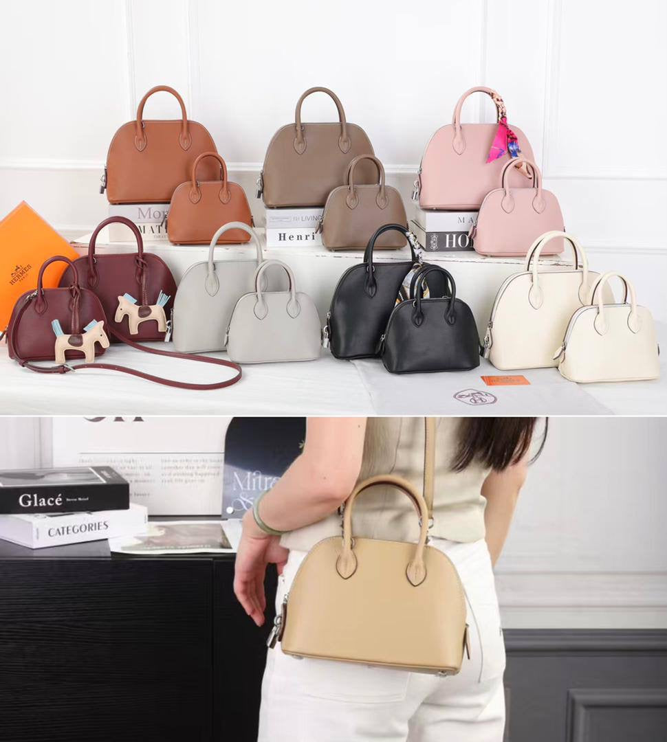 Hermes 
small 
95 dhs🇦🇪
size 18×18×9×14cm
big
105 dhs🇦🇪
size 26×9×19cm
with box🎁
Zain42
♥️♥️♥️