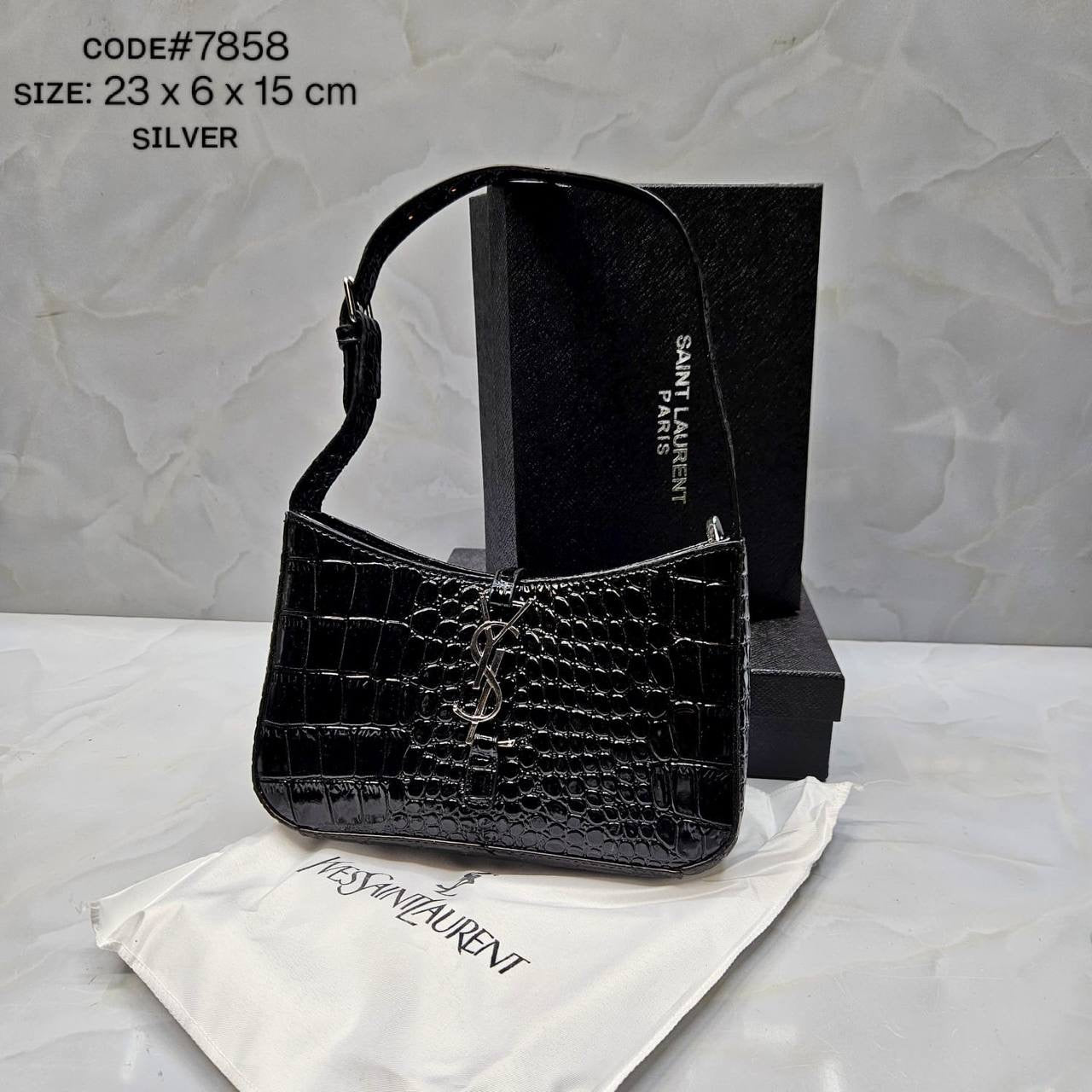 YSL - SAINT LAURENT
5A7 ᴄʀᴏᴄᴏᴅɪʟᴇ ʟᴇᴀᴛʜᴇʀ
sʜᴏᴜʟᴅᴇʀ ʜᴀɴᴅ ʙᴀɢ
sɪᴢᴇ: 23 cm
ᴡɪᴛʜ BOX
🎁🎁🎁
70 dhs🇦🇪
Zain31
♥️♥️♥️