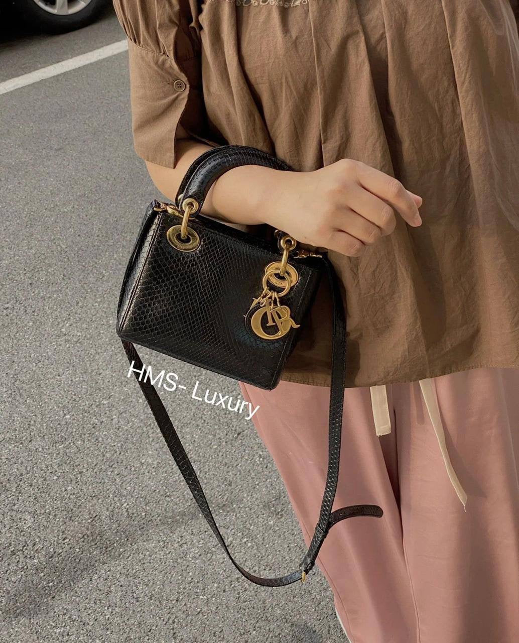 Lady Dior rare materials
Size : 18 * 14 * 7 cm
120 dhs🇦🇪
with box 
🎁🎁🎁
Zain115
♥️♥️♥️