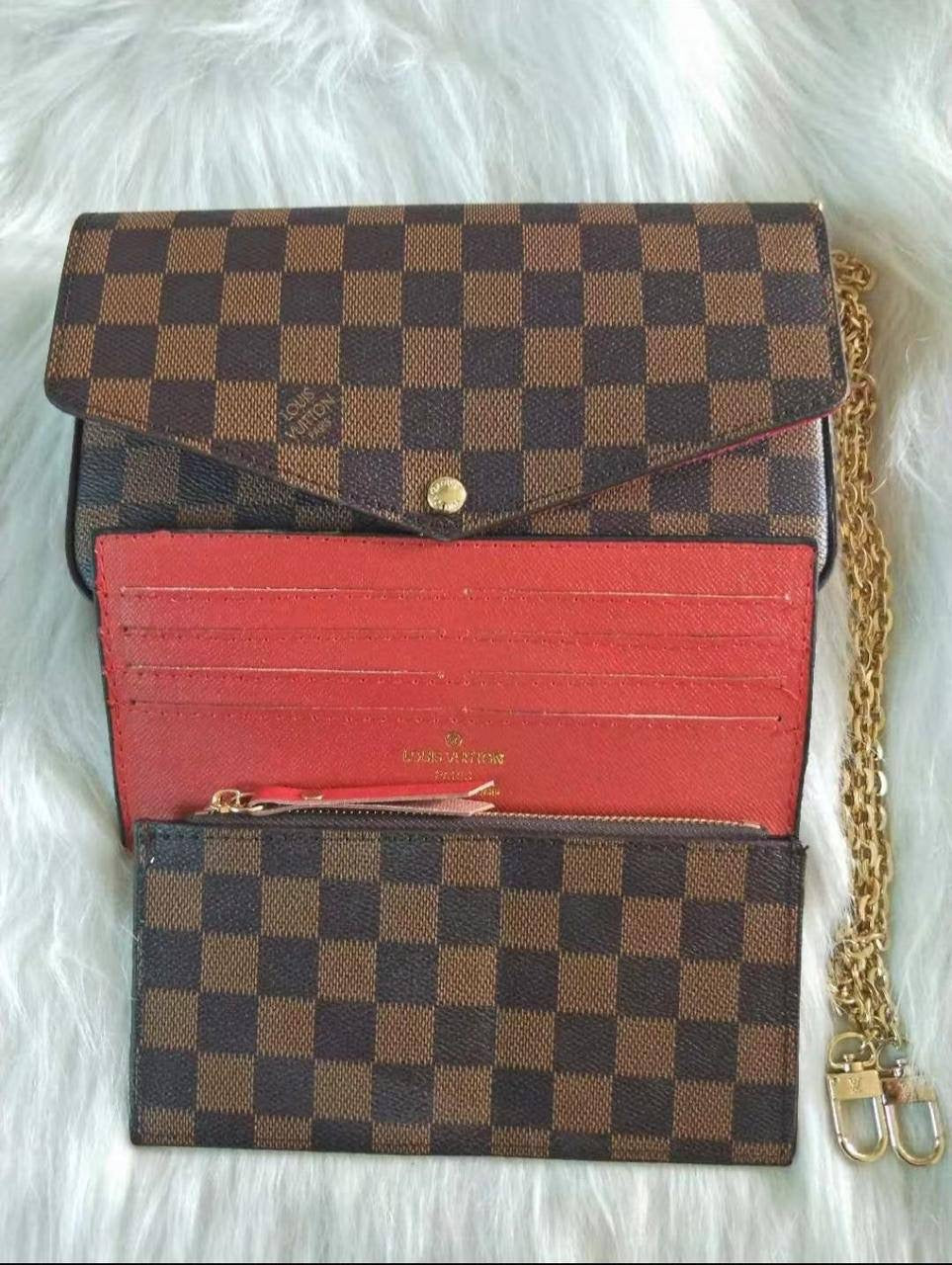 LV 3 in 1
Size : 23 * 14 cm
75 dhs🇦🇪
with box
🎁🎁🎁
Zain115
♥️♥️♥️