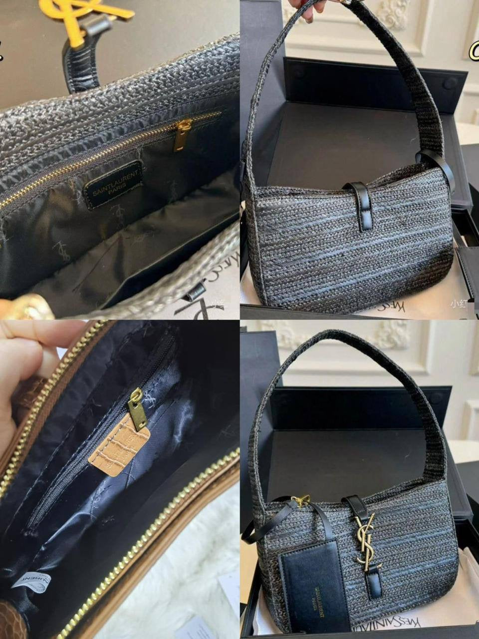 🎉 Offer 🎊  YSL hobo
Size :  24 * 13 cm
70 dhs🇦🇪
with box🎁
Zain115
♥️♥️♥️
