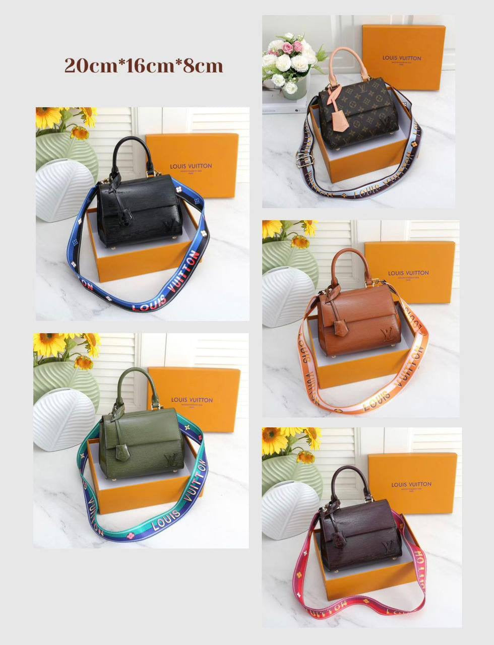 LV
NEW CAME GOOD QUALITY 
105 dhs🇦🇪
SIZE: 20cm
Zain39
♥️♥️♥️