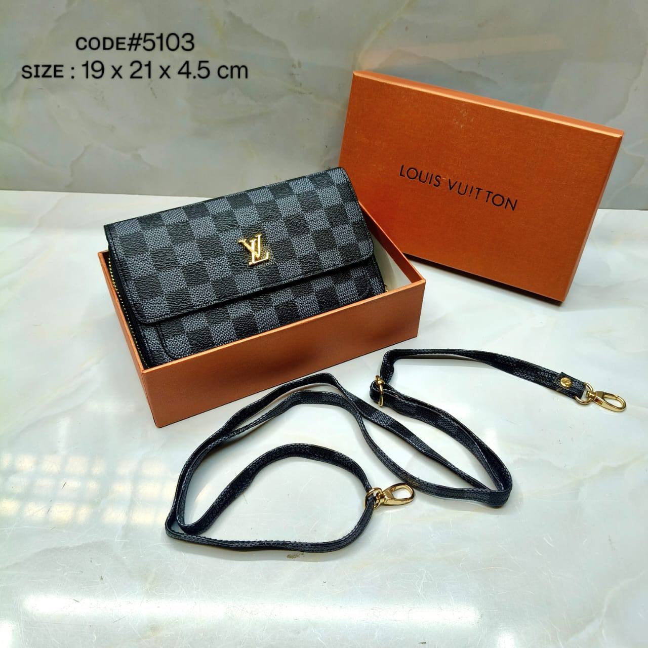 𝗟𝗢𝗨𝗜𝗦 𝗩𝗨𝗜𝗧𝗧𝗢𝗡 & 𝗚𝗨𝗖𝗖𝗜
WALLET SLING BAG
ᴅᴏᴜʙʟᴇ ᴢɪᴘᴘᴇʀ
ᴡɪᴛʜ ʟᴏɴɢ ʙᴇʟᴛ sᴛʀᴀᴘ
sɪᴢᴇ : 19cm
ᴡɪᴛʜ BOX
🎁🎁🎁
65 dhs🪙
Zain31
♥️♥️♥️