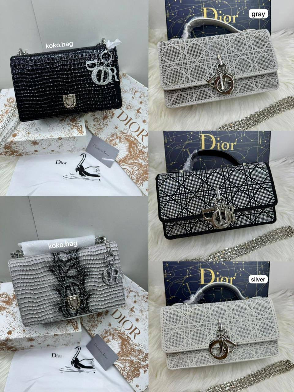 Discount 💎  Dior top handle
Size: 25 ~ 21 cm
95 dhs🇦🇪
with Box🎁
Zain115
♥️♥️♥️