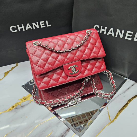 Chanel ᴄʟᴀssɪᴄ
ᴅᴏᴜʙʟᴇ ғʟᴀᴘ 
ᴄᴀᴠɪᴀʀ,ʟᴀᴍʙsᴋɪɴ,ɢʟᴏssʏ
 ʟᴇᴀᴛʜᴇʀ ᴍᴀᴛᴇʀɪᴀʟ
sɪᴢᴇ : 25 cm
ᴡɪᴛʜ BOX
🎁🎁🎁
95 dhs🇦🇪
Zain31
♥️♥️♥️