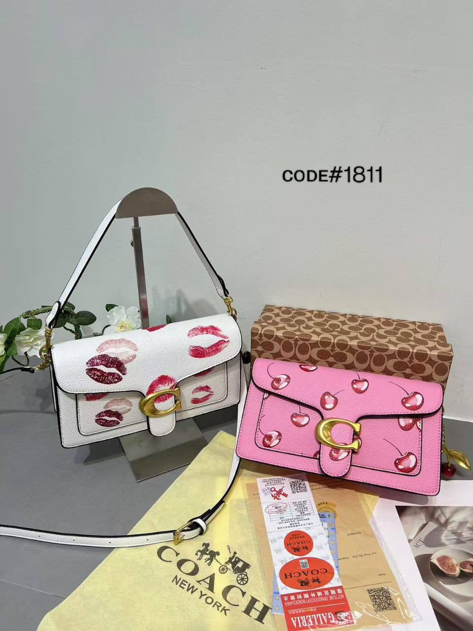 Coach ᴛᴀʙʙʏ
sʜᴏᴜʟᴅᴇʀ ʙᴀɢ
CHERRY DESIGN
ᴡɪᴛʜ ʟᴏɴɢ ʙᴇʟᴛ sᴛʀᴀᴘ
sɪᴢᴇ : 26 cm
ᴡɪᴛʜ BOX
🎁🎁🎁
75 dhs🇦🇪
Zain31
♥️♥️♥️