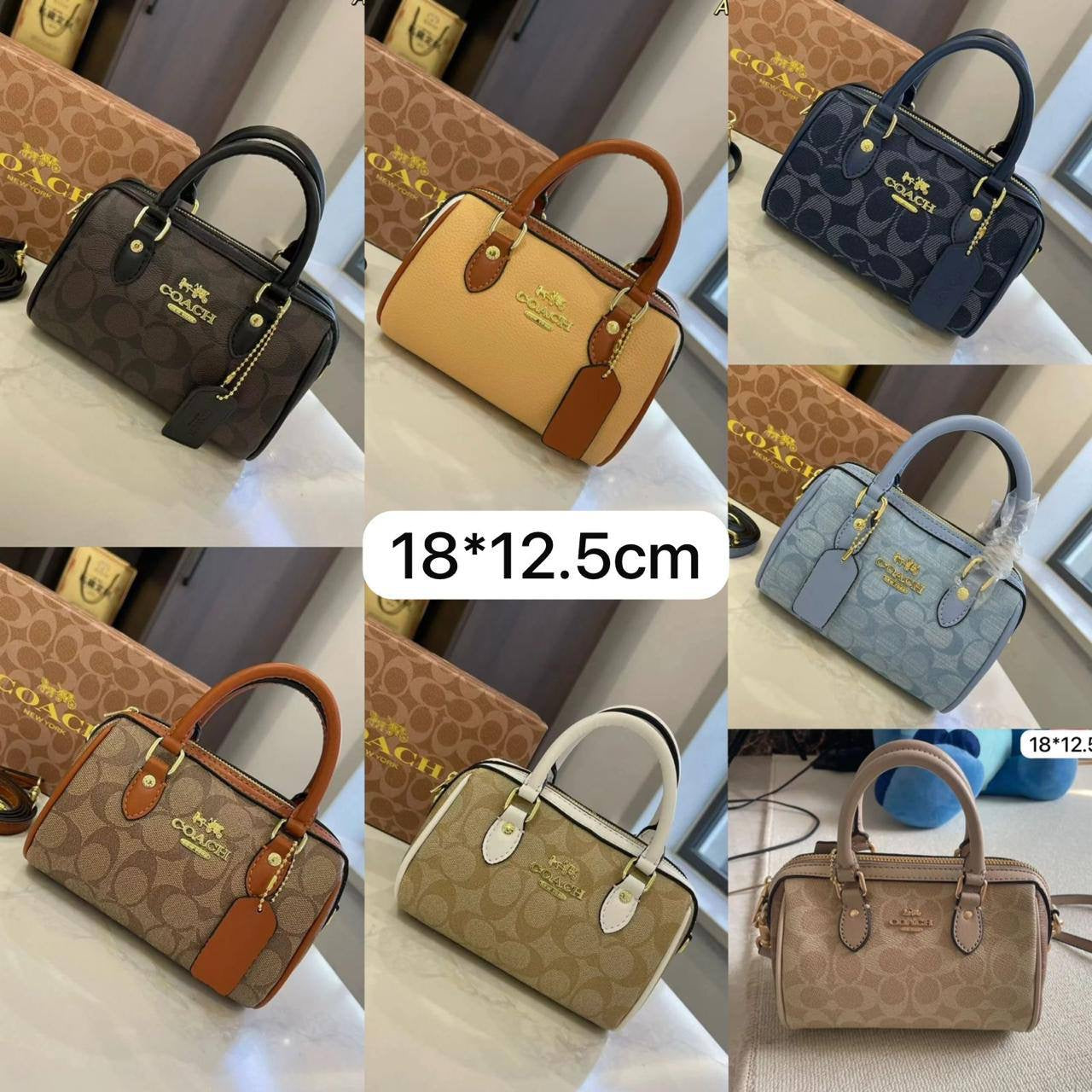 Coach Rowan
Small Size : 18 * 12.5 cm
90 dhs🇦🇪
with box 
🎁🎁🎁
Zain115
♥️♥️♥️