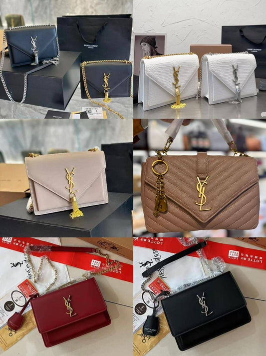 🎉 Offer 🎊  YSL Sunset 
Size : 22 * 16 cm
70 dhs🇦🇪
with box 🎁
Zain115
♥️♥️♥️