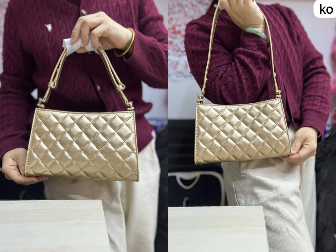 💖 Chanel 26x
1️⃣ First quality +🎁
Size : 23 * 14 cm
90 dhs🇦🇪🇦🇪
with box
Zain115
♥️♥️♥️
