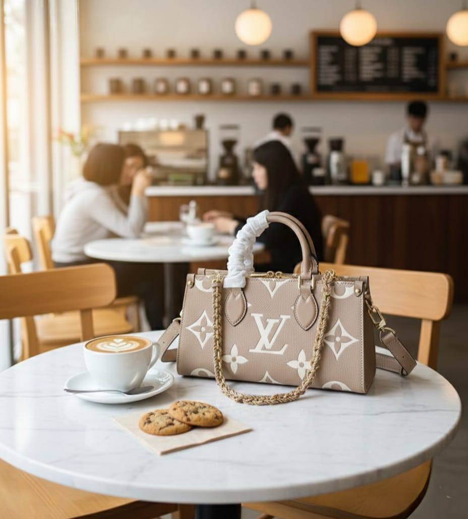 LV
ᴇᴀsᴛ ᴡᴇsᴛ ᴏɴ ᴛʜᴇ ɢᴏ
ᴡɪᴛʜ ᴄʜᴀɪɴ & ʙᴇʟᴛ sᴛʀᴀᴘ
ɢᴏʟᴅ ʜᴀʀᴅᴡᴀʀᴇ
ᴍᴏɴᴏɢʀᴀᴍ ʟᴇᴀᴛʜᴇʀ
sɪᴢᴇ : 23 x 13 x 10 cm
ᴡɪᴛʜ BOX
🎁🎁🎁
110 dhs🪙🌺
Zain31
♥️♥️♥️