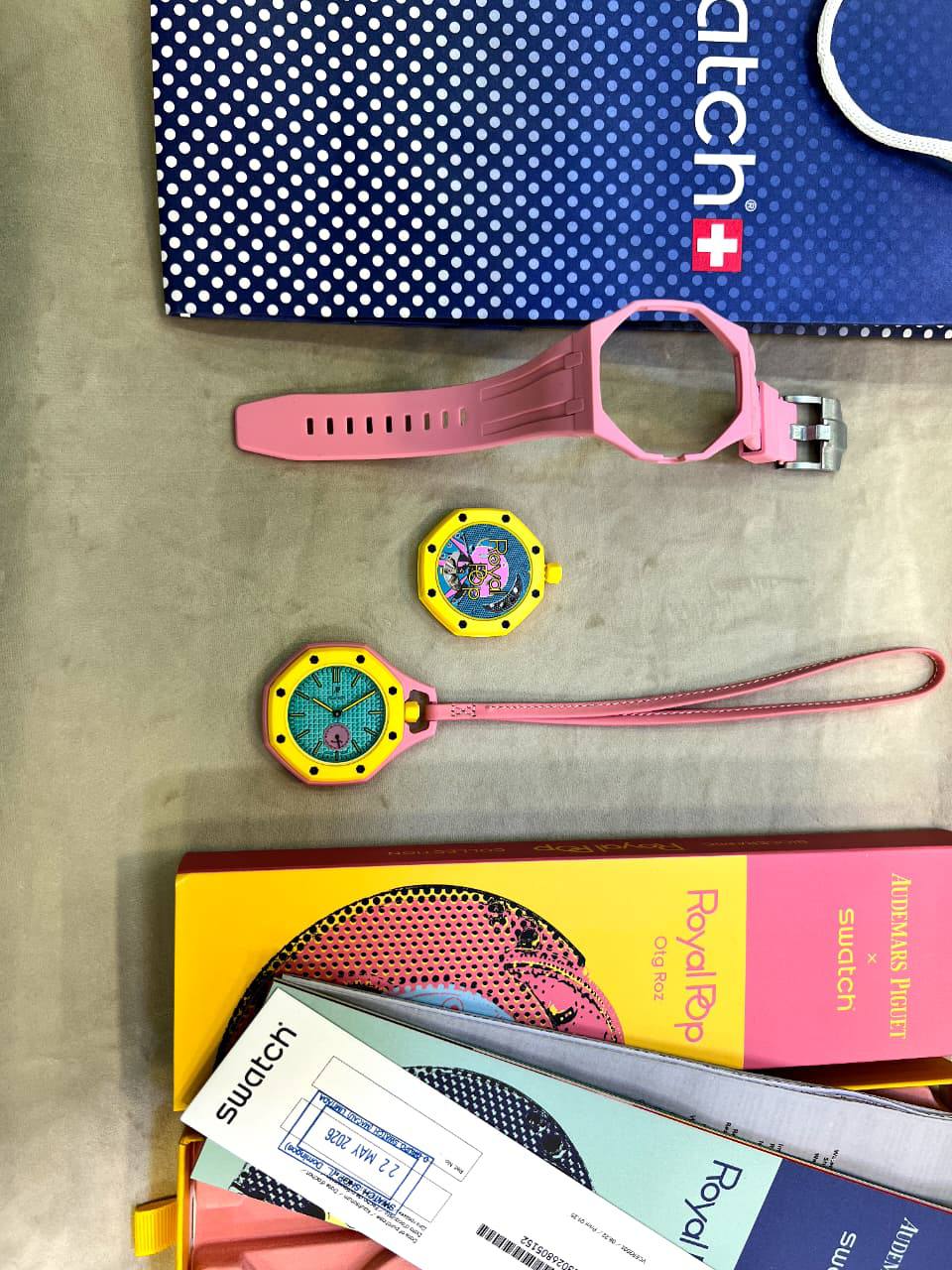 AP SWATCH SUPER MASTER QUALITY
*AUTOMATIC MACHINE*
*WITH STRAP*
350 dhs✅
Zain58
Zain304
♥️♥️♥️