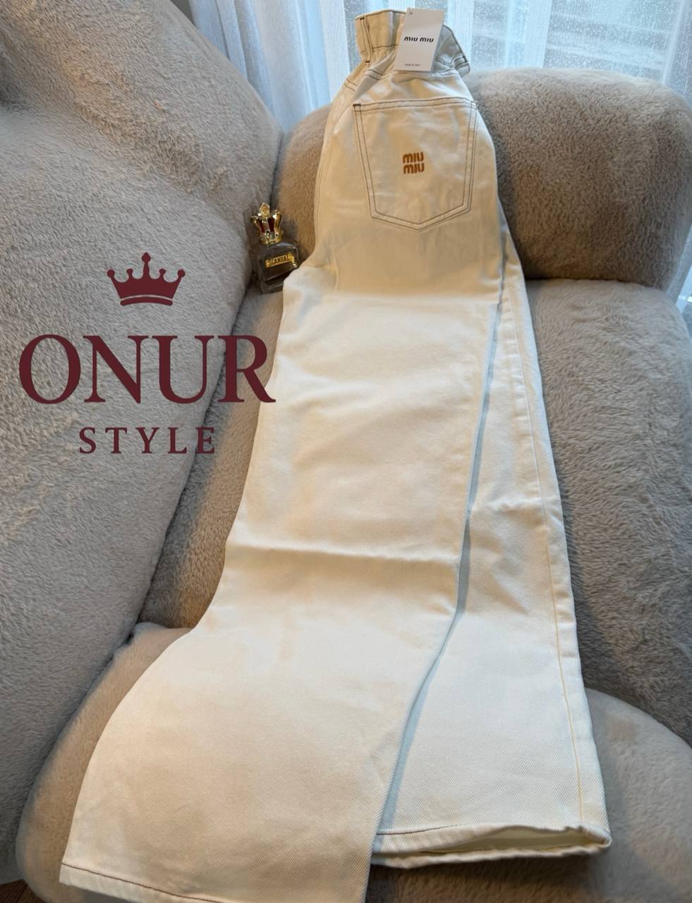Master Miu Miu jeans
S-xl
180 dhs
OnurStyle store
اطلبوها من الوتس المثبت في الأعلى👆🏻👆🏻
تواصلو معنا 👈🏻 Zain
For order WhatsApp pinned 👆🏻
♥️♥️♥️