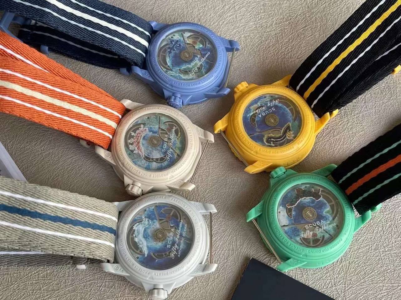 BLANCPAIN Swatch good quality with same orginal box and paper bag
90 DHS🇦🇪🇦🇪
Zain59
♥️♥️♥️