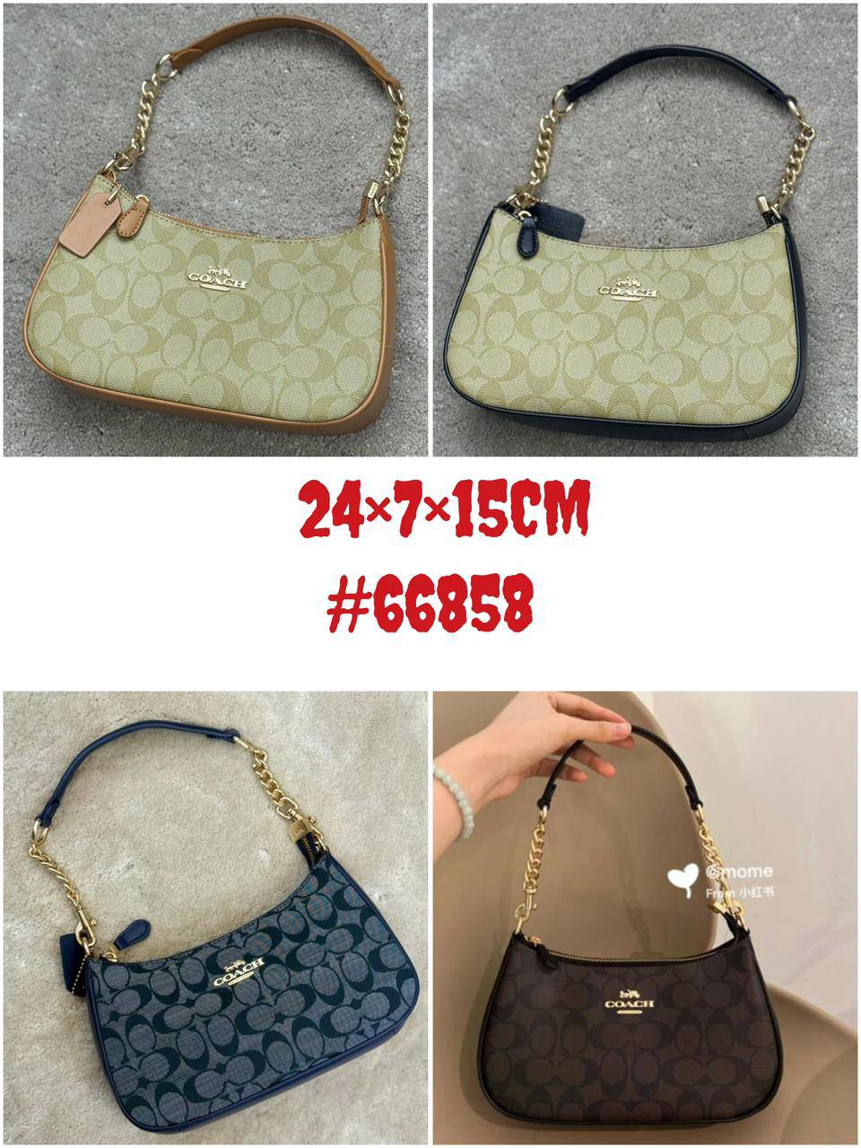 COACH RESTOCK
BEST QUALITY 💯
ROSE GOLD HARDWARE
90 dhs🪙🌨️
WITH BOX 📦
Zain28
♥️♥️♥️