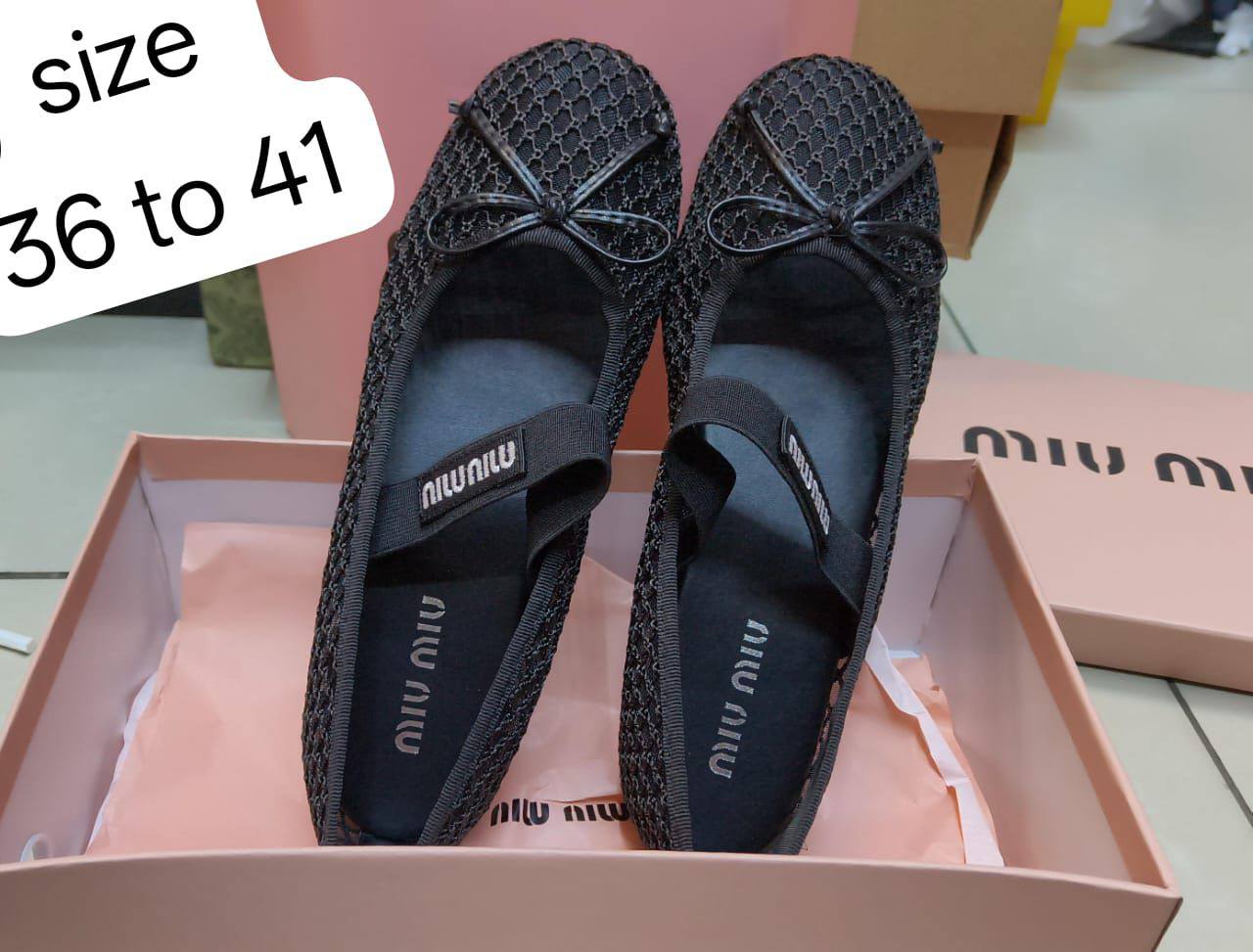 Miu Miu
Size 36 to 41
110 dhs🌺
Zain146
♥️♥️♥️