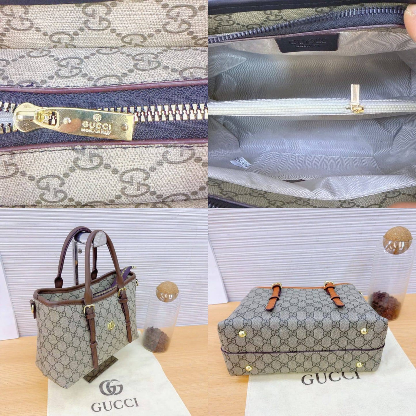 GUCCI ᴇᴍʙʟᴇᴍ ᴛᴏᴛᴇ
ʜᴀɴᴅʙᴀɢ ᴢɪᴘᴘᴇʀ ᴛʏᴘᴇ
3 ᴄᴏᴍᴘᴀʀᴛᴍᴇɴᴛ
ᴡɪᴛʜ ʟᴏɴɢ ʙᴇʟᴛ sᴛʀᴀᴘ
sɪᴢᴇ: 28 cm
75 dhs🇦🇪
Zain31
💓💓💓