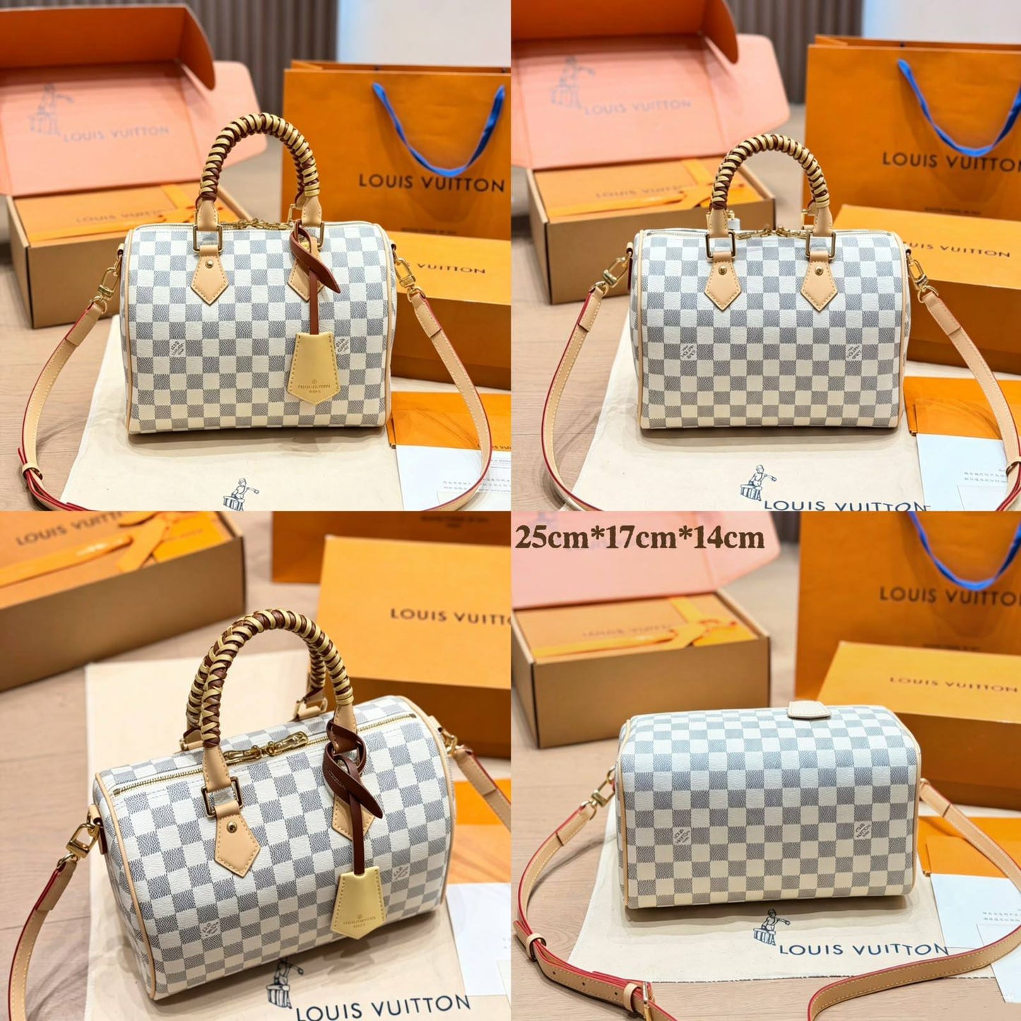 LV
SPEEDY NEW DESIGN
MASTER QUALITY
WITH BOX
250 dhs✅
25CM
Zain295
♥️♥️♥️