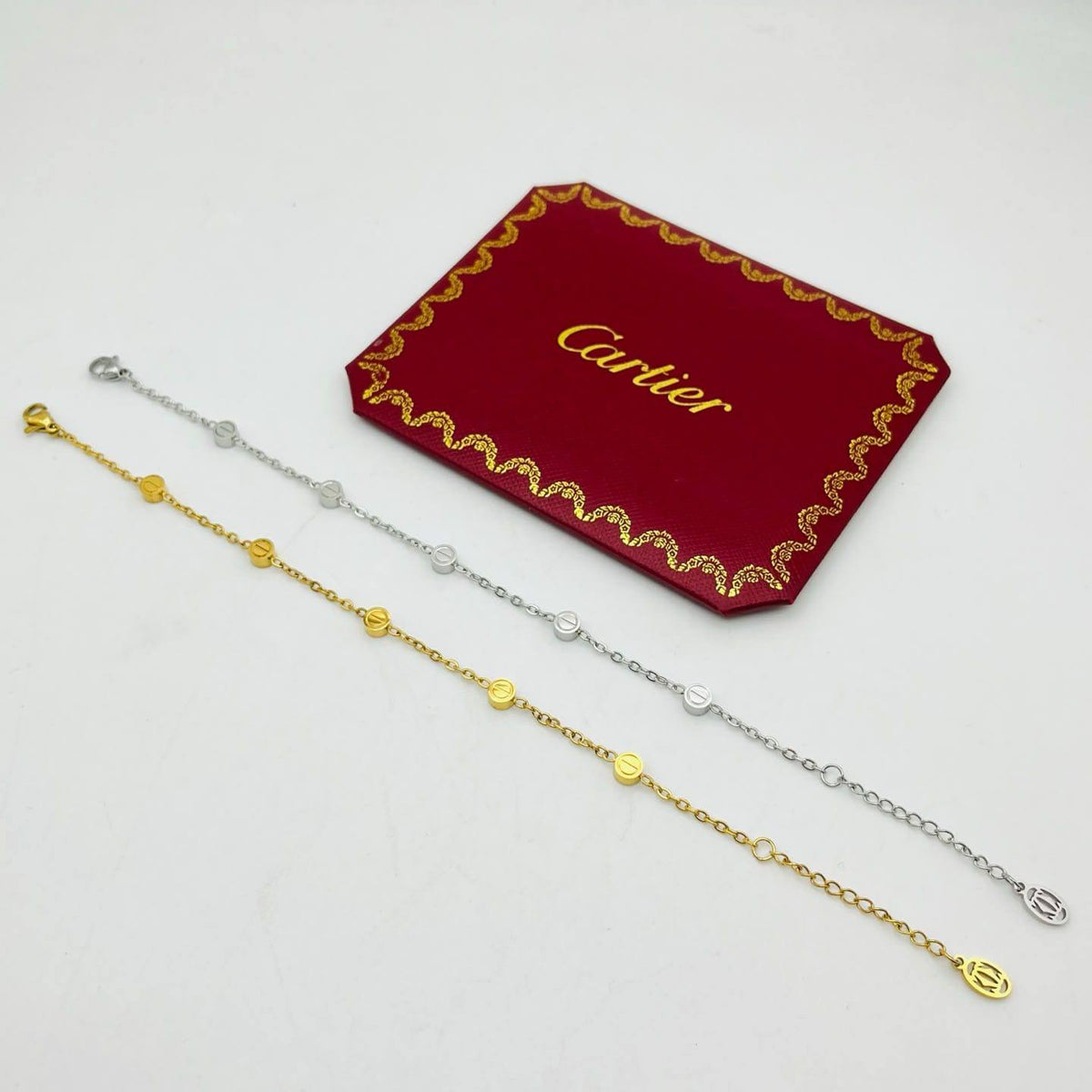 New arrival
Cartier stainless steel with 18k gold plated bracelet
30 dhs✅✅
40 dhs✅✅ with normal box
Zain243
♥️♥️♥️