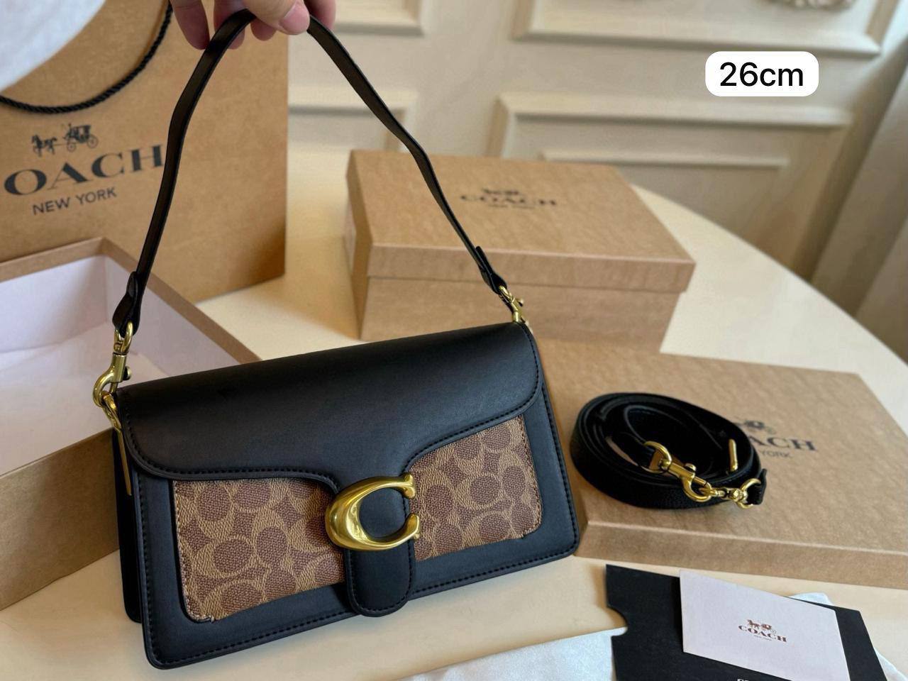 🌷 Coach Tabby
1️⃣ First quality +🎁
Size : 26 * 14 * 8.2 cm
90 dhs✅
with box🎁
Zain115
♥️♥️♥️