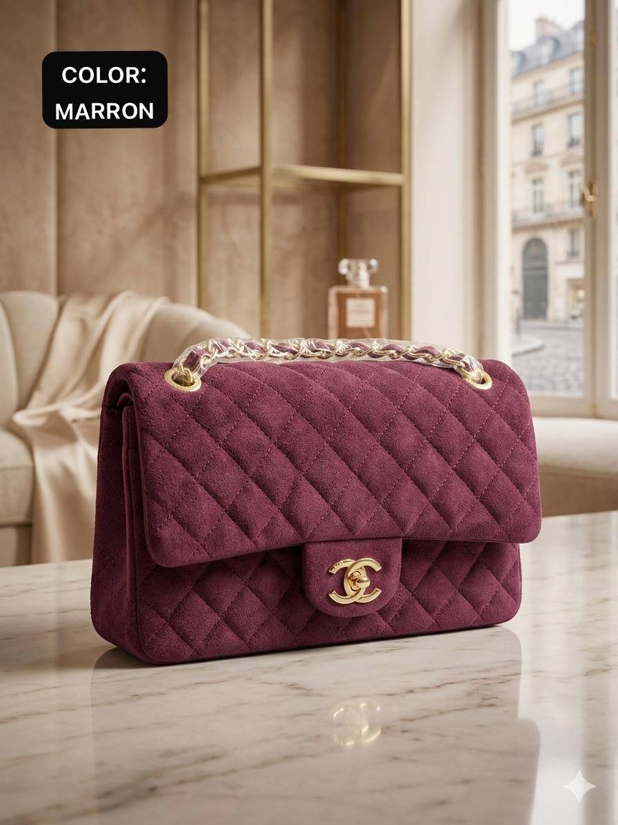 Chanel ᴅᴏᴜʙʟᴇ ғʟᴀᴘ
ɢᴏʟᴅ ʜᴀʀᴅᴡᴀʀᴇ
ᴠᴇʟᴠᴇᴛ/sᴜᴇᴅᴇ ʟᴇᴀᴛʜᴇʀ
ᴡɪᴛʜʙᴏx
sɪᴢᴇ:25ᴄᴍ
110 dhs✅
Zain56
♥️♥️♥️