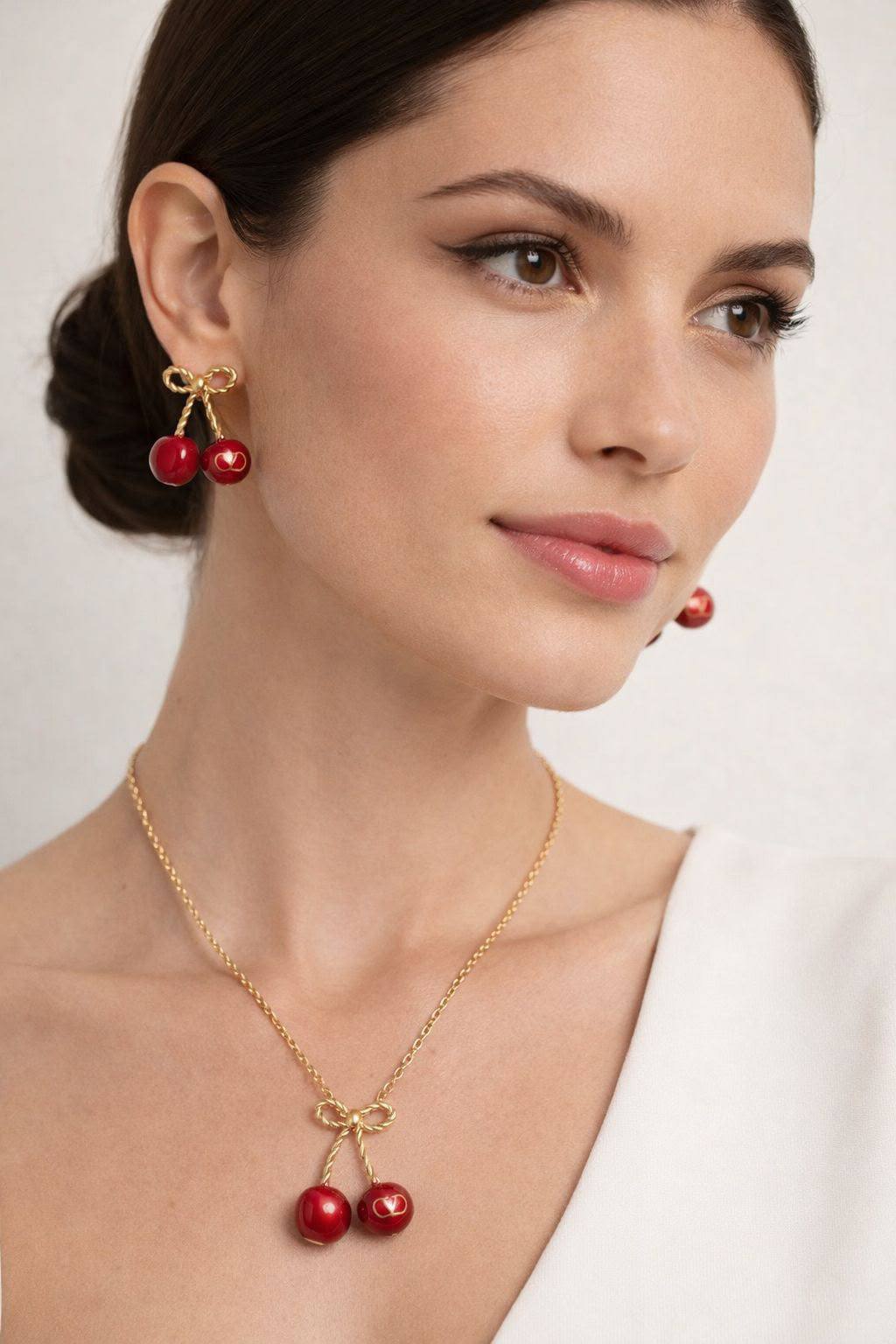 VALENTINO
* *New Collection* 🍒🍒🍒
* Cherryfic Metal And Enamel Necklace With Earings
* 🍒🍒 Set
Super Master Quality
For Price 👇 WhatsApp✅
0568585901
0507557372
0552275751 Owner Zain 👌
Zain106
♥️♥️♥️