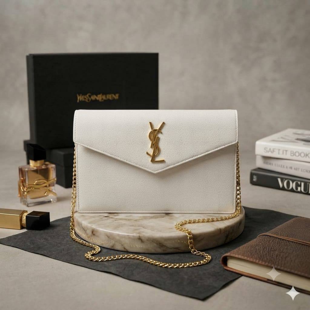 YSL - Saint Laurent Envelope Clutch HandBag With BOX size: 17 cm
70 dhs🇦🇪🇦🇪
Zain239
♥️♥️♥️