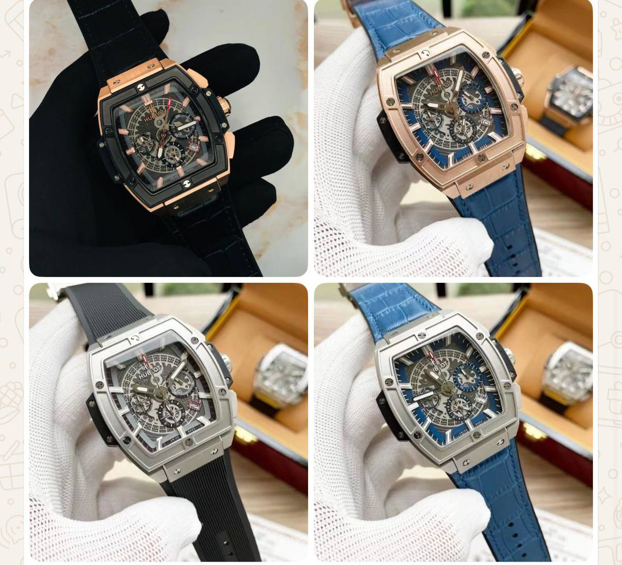 Hublot
for mens
260 dhs✅
Zain25
♥️♥️♥️