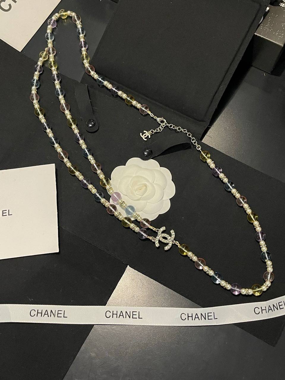 SUPER MASTER
NECKLACE
CHANEL⭐
180 DHS💓
💫✨
WITH BOX AND PAPER BAG🎁
Zain89
♥️♥️♥️