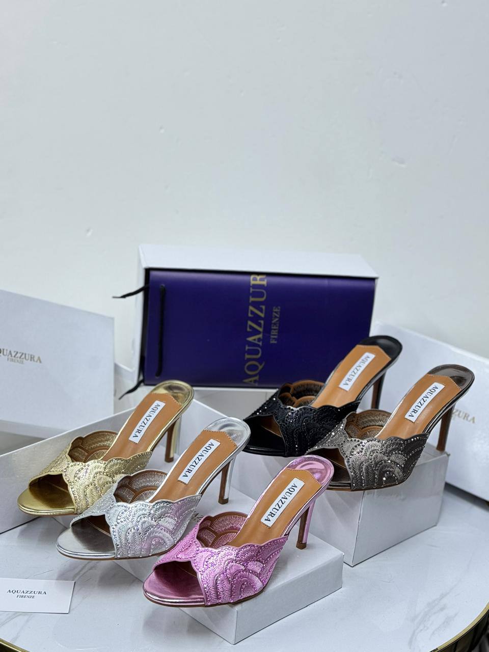 Aquazzura
New Stock
Size 36-41
120 dhs💓
Zain21
♥️♥️♥️