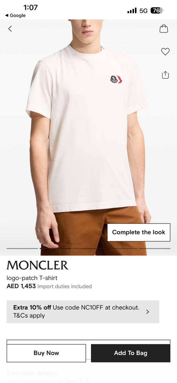 MONCLER❣️
SUPER MASTER QUALITY ✨
SIZE :S M L XL XXL
320 dhs🇦🇪🇦🇪
Zain327
♥️♥️♥️