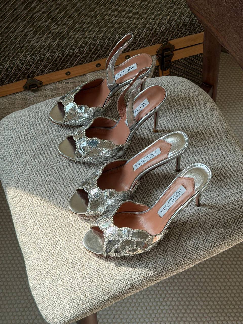 Aquazzura
450 dhs🌺
Size 36-41
Zain198
♥️♥️♥️