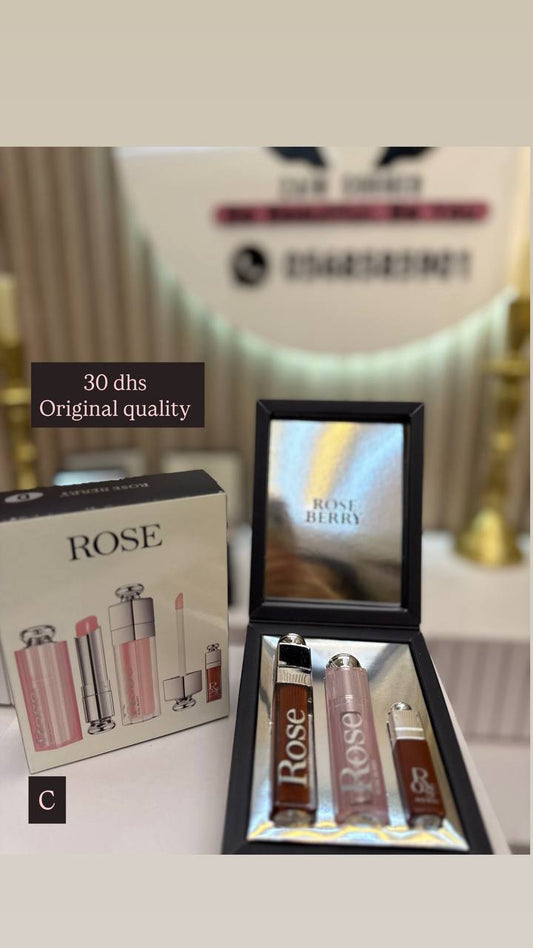 Set 3in1
Original Roseberry
30 dhs
3 shades
Zaincornerstore
🌸🌸🌸