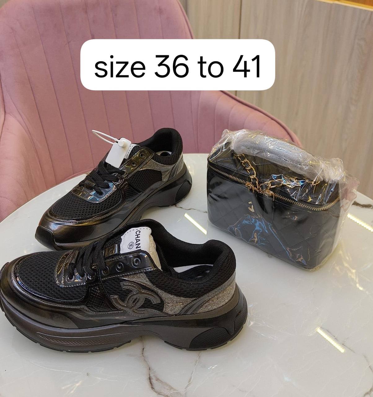 Chanel
Size 36 to 41
190 dhs🇦🇪🇦🇪
Zain146
♥️♥️♥️