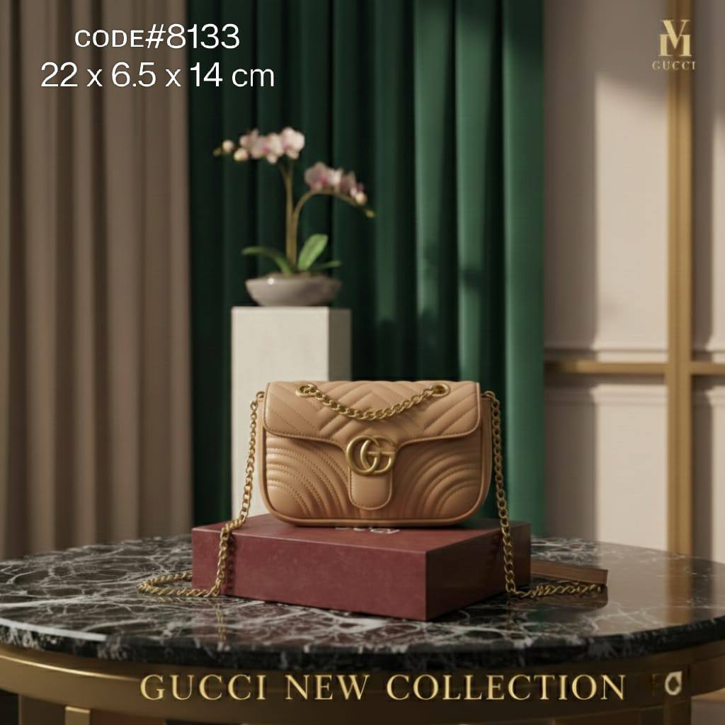 GUCCI ɢɢ ᴍᴀʀᴍᴏɴᴛ
ғʟᴀᴘ ʟᴏᴄᴋ ʙᴏᴛᴛᴏɴ ʙᴀɢ
ᴍᴀᴛᴇʟᴀssᴇ́ ᴄʜᴇᴠʀᴏɴ ʟᴇᴀᴛʜᴇʀ
ɢᴏʟᴅ ᴄʜᴀɪɴ ʙᴇʟᴛ sᴛʀᴀᴘ
sɪᴢᴇ : 22 cm
ᴡɪᴛʜ BOX
🎁🎁🎁
75 dhs✅
Zain31
♥️♥️♥️