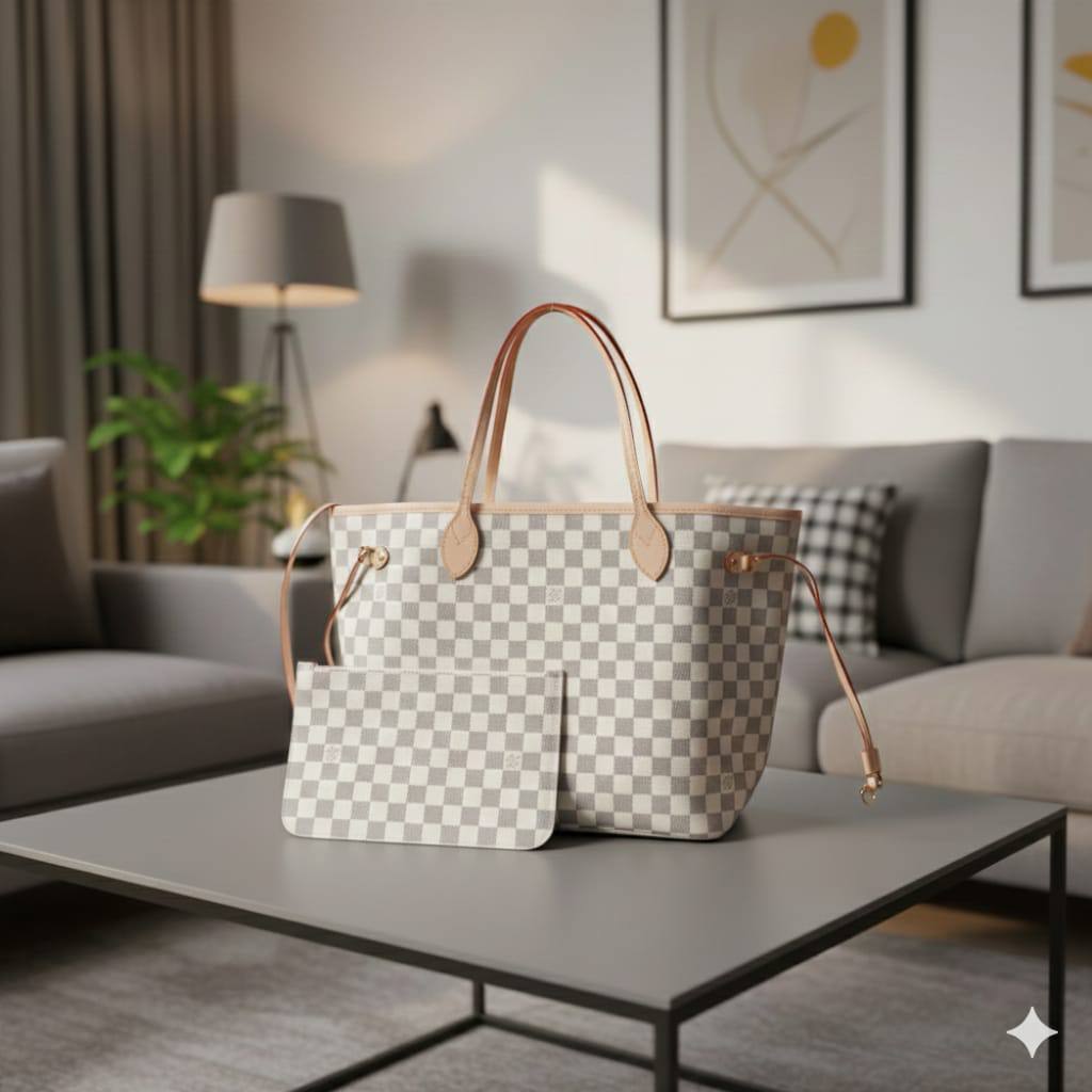 LV
ɴᴇᴠᴇʀғᴜʟʟ ᴛᴏᴛᴇʙᴀɢ
ᴍᴏɴᴏɢʀᴀᴍ ʟᴇᴀᴛʜᴇʀ
ᴡɪᴛʜ ᴢɪᴘ ᴘᴏᴜᴄʜ
ɢᴏʟᴅ ʜᴀʀᴅᴡᴀʀᴇ
sɪᴢᴇ : 35 cm
ᴡɪᴛʜ BOX
🎁🎁🎁
95 dhs❣️
Zain31
♥️♥️♥️