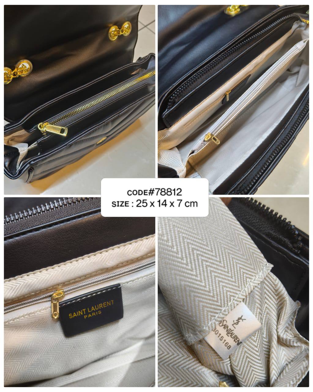 YSL - ʏᴠᴇs sᴀɪɴᴛ ʟᴀᴜʀᴀɴᴛ
sᴍᴀʟʟ ʟᴏᴜʟᴏᴜ sʜᴏᴜʟᴅᴇʀ ʙᴀɢ
ɢᴏʟᴅ ʜᴀʀᴅᴡᴀʀᴇ
ǫᴜɪʟᴛᴇᴅ ʟᴇᴀᴛʜᴇʀ ᴍᴀᴛᴇʀɪᴀʟ
sɪᴢᴇ: 25 cm
70 dhs🪙🖤
Zain31
♥️♥️♥️
