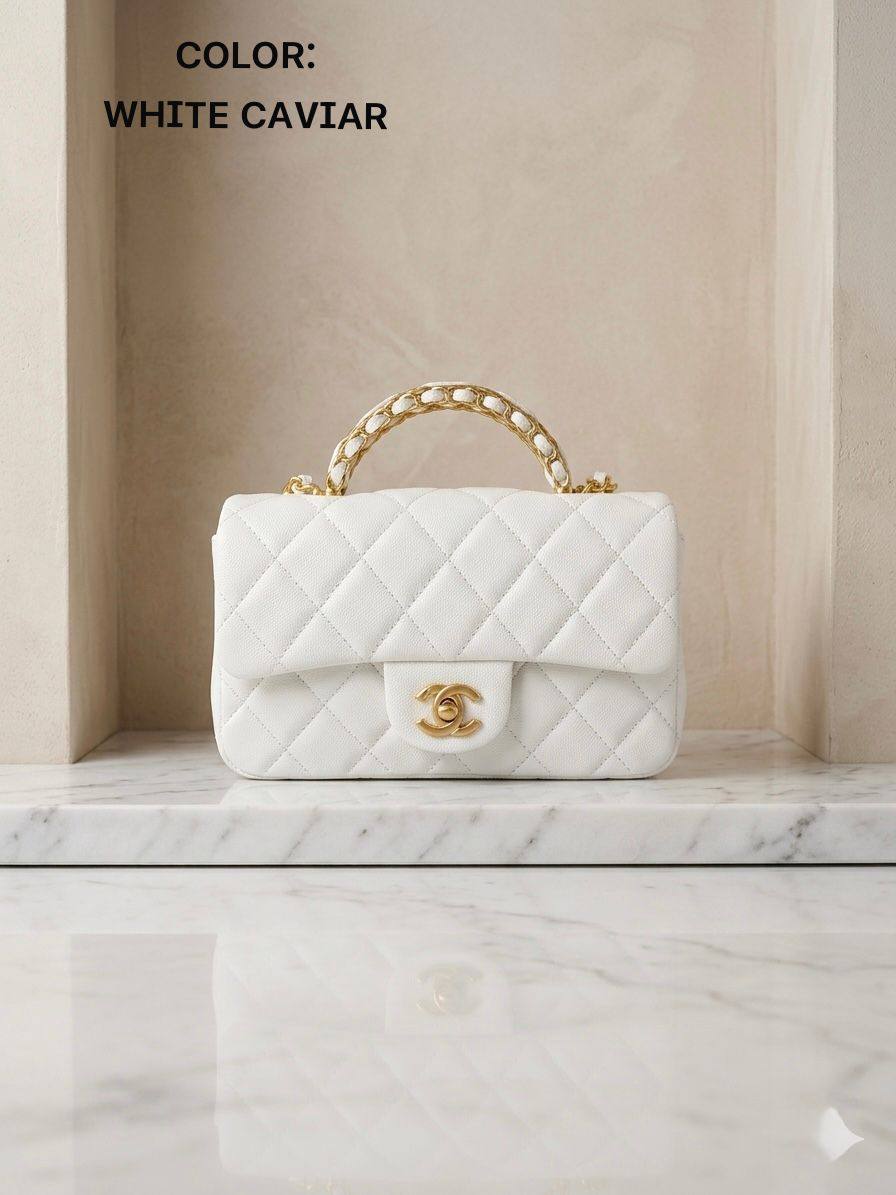 Chanel ᴍɪɴɪ ғʟᴀᴘ
ᴛᴏᴘ ʜᴀɴᴅʟᴇ ɢᴏʟᴅ ᴄʜᴀɪɴ
ᴡɪᴛʜʙᴏx
🎁🎁🎁
ᴄᴀᴠɪᴀʀ ᴍᴀᴛᴇʀɪᴀʟ
sɪᴢᴇ:20ᴄᴍ
95 dhs✅
Zain56
♥️♥️♥️
