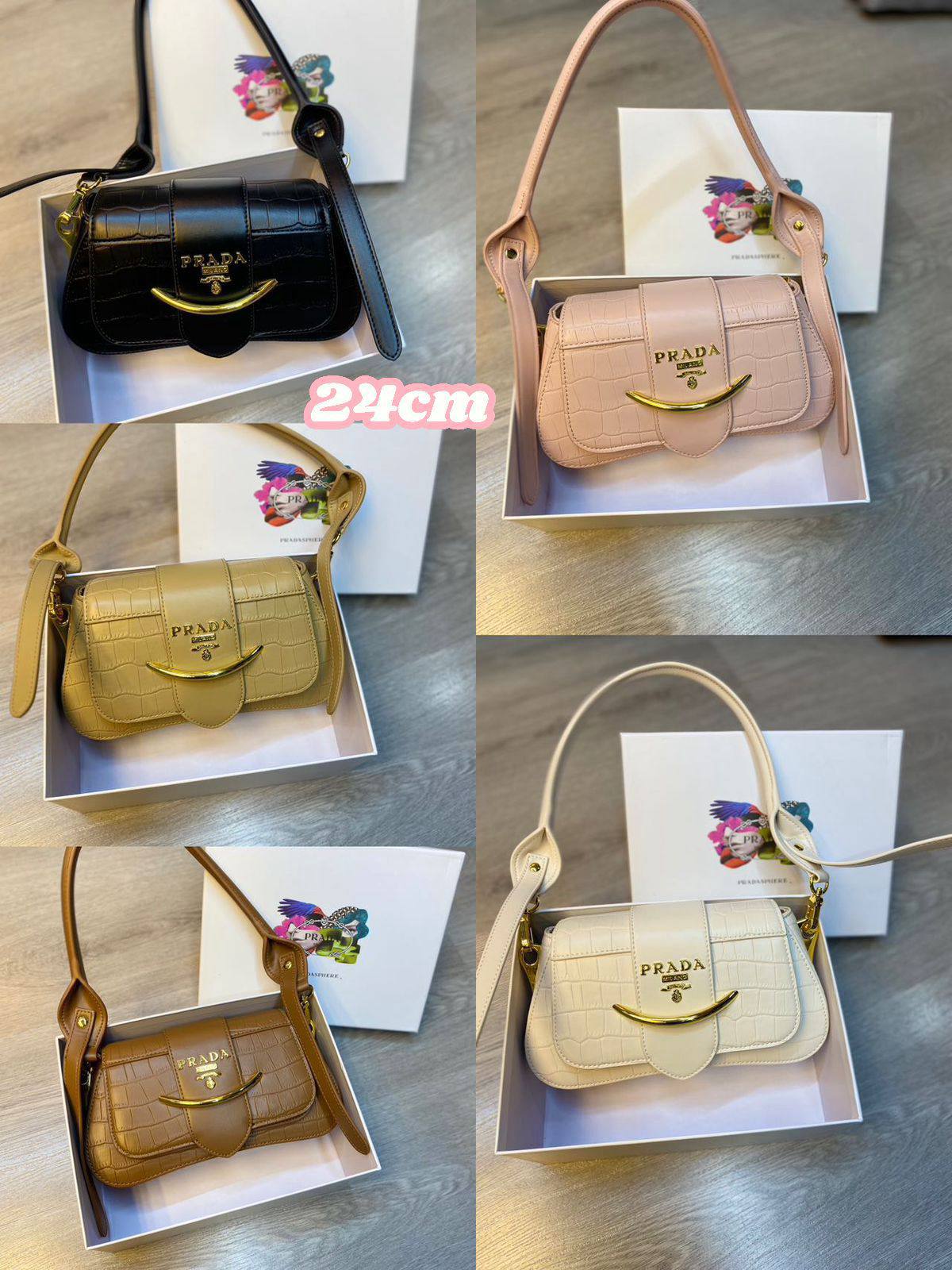 Prada
good quality
With box
🎁🎁🎁
115 dhs🌺
Zain107
♥️♥️♥️