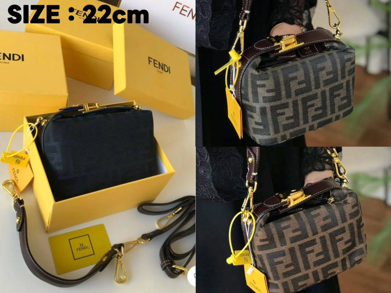 Fendi
90 dhs❣️
SIZE:22cm
Good-quality
with box🎁🎁🎁
Zain35
♥️♥️♥️