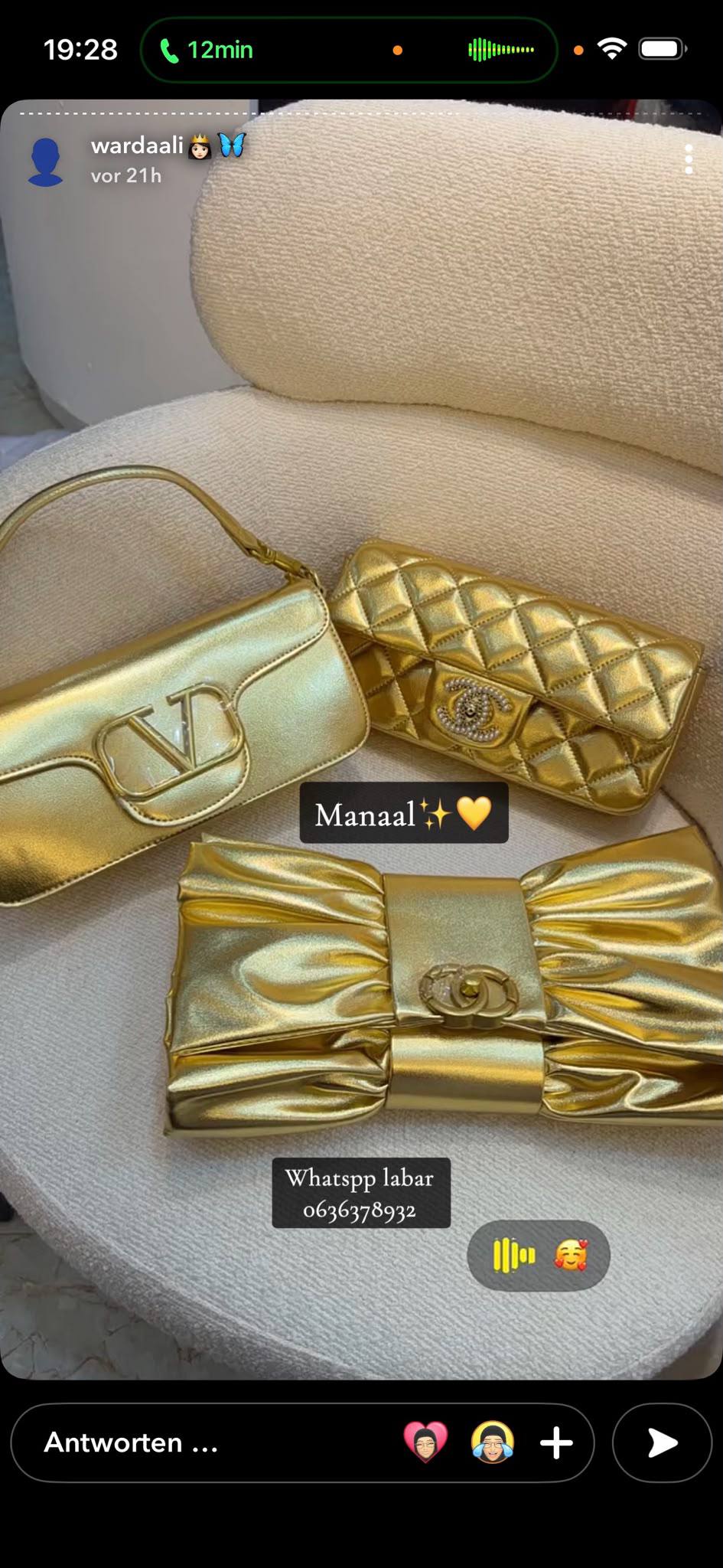 Chanel
Valentino
New Came
Master XX
For Price 👇 WhatsApp✅
0568585901
0507557372
0552275751 Owner Zain 👌
Zain314
♥️♥️♥️