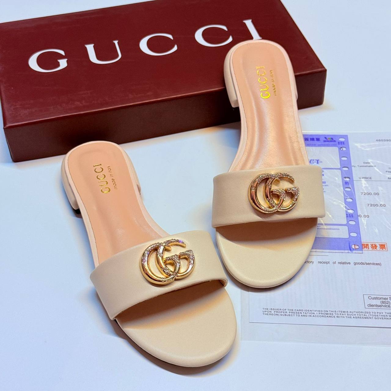 GUCCI SLIPPER
GOOD QUALITY
95 DHS✅
Size 36 TO 41
Zain40
♥️♥️♥️